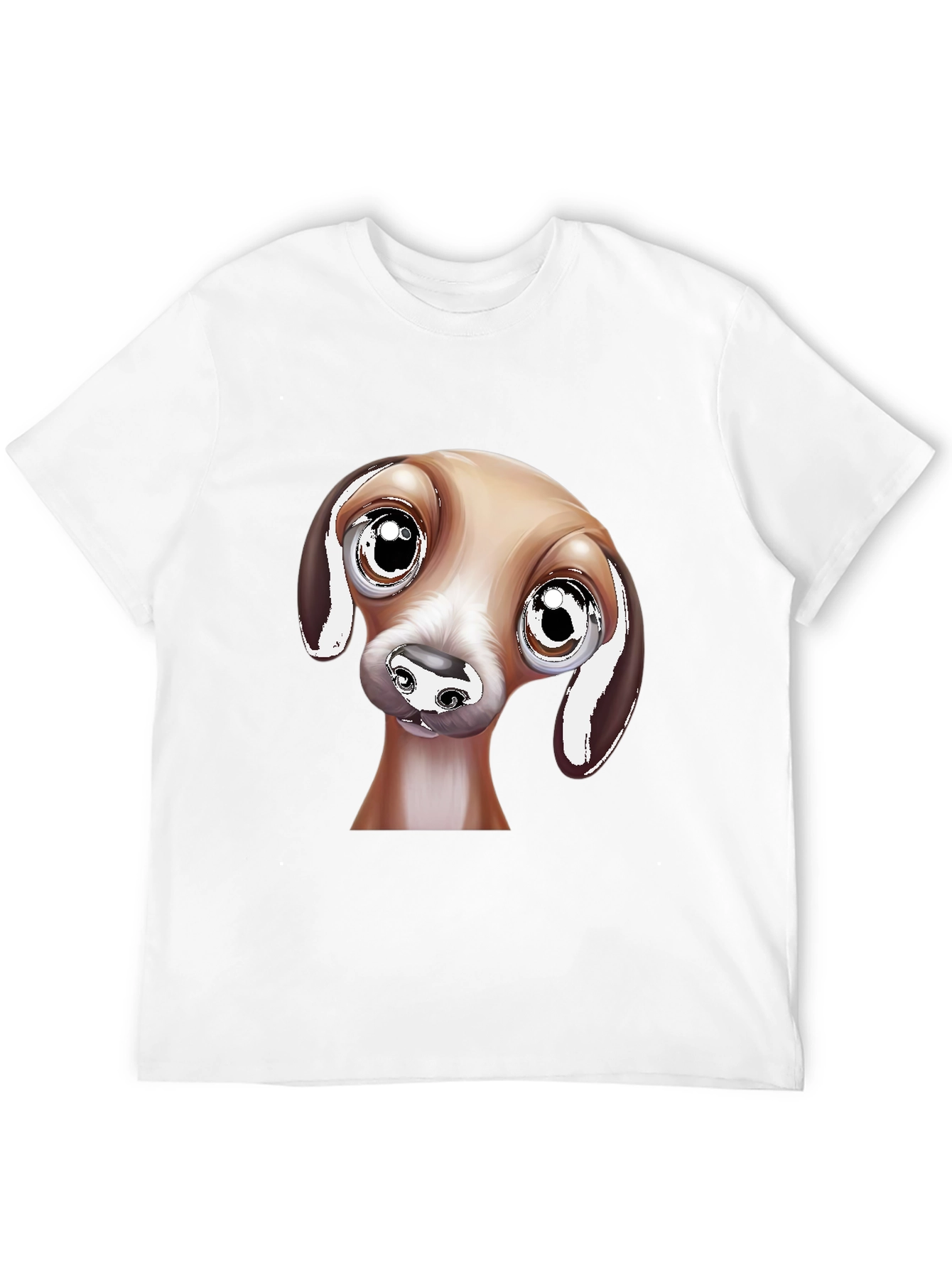 Cute Dog Graphic Tee - Funny Animal Lover T-Shirt