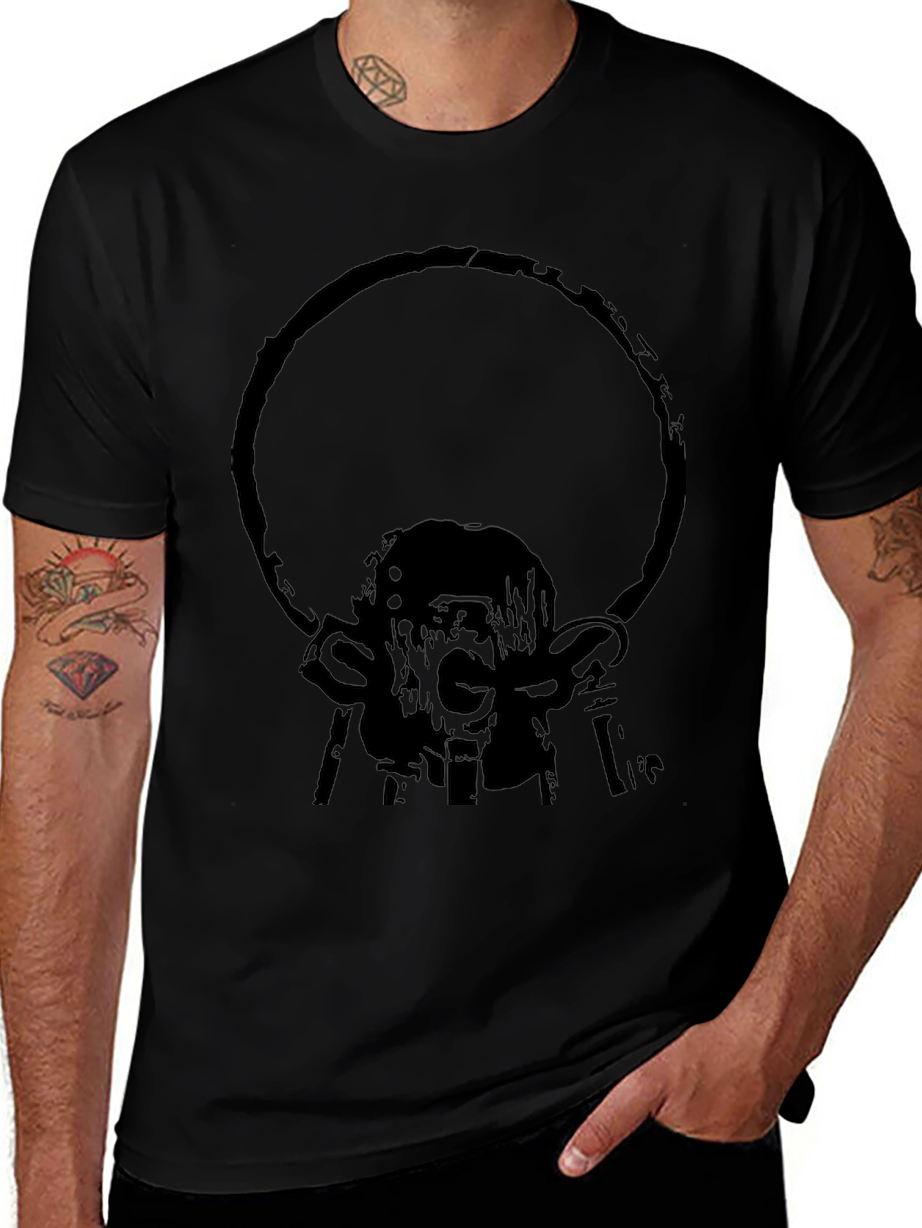 Graphic Black T-Shirt
