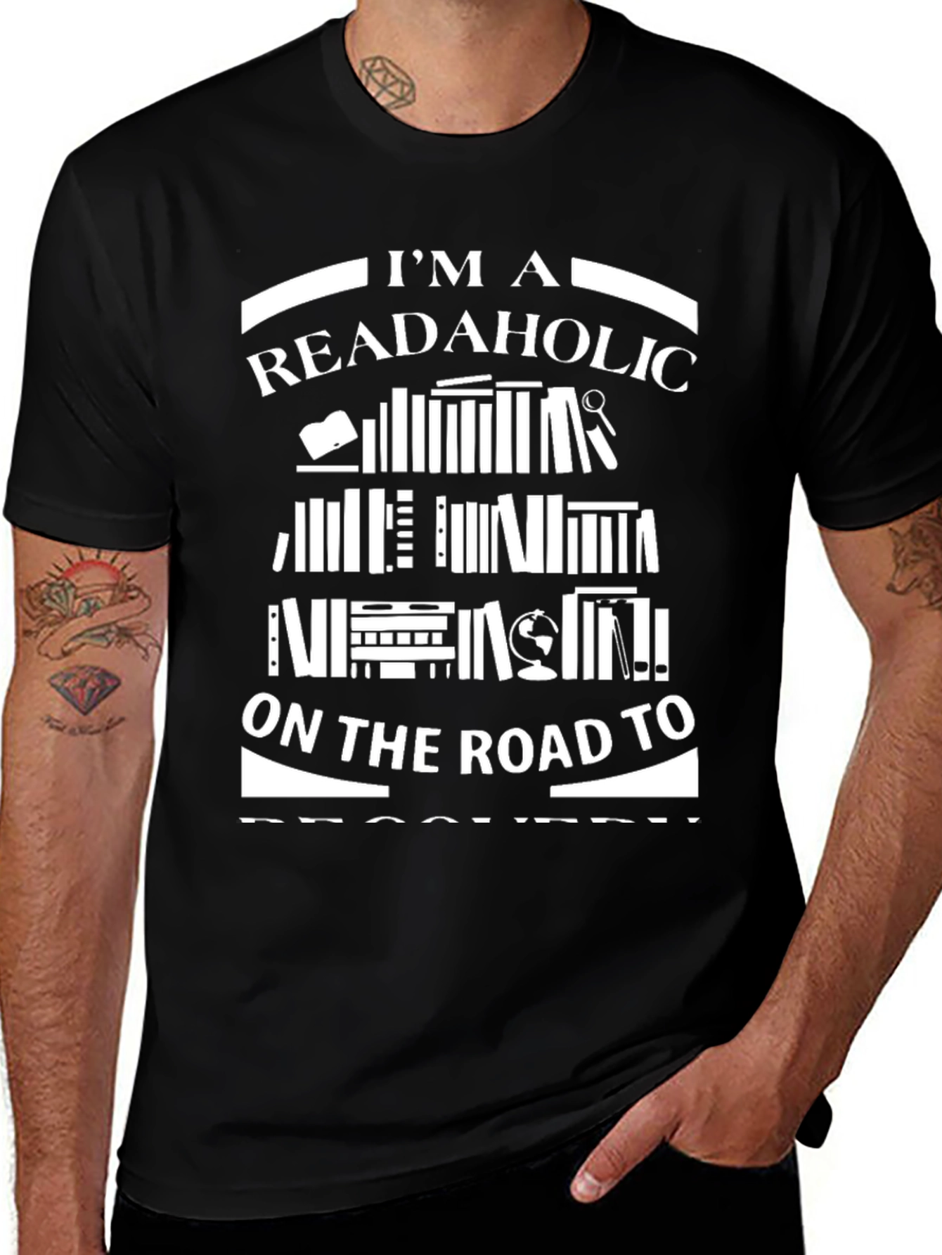 Readaholic T-Shirt: Book Lovers Recovery Tee