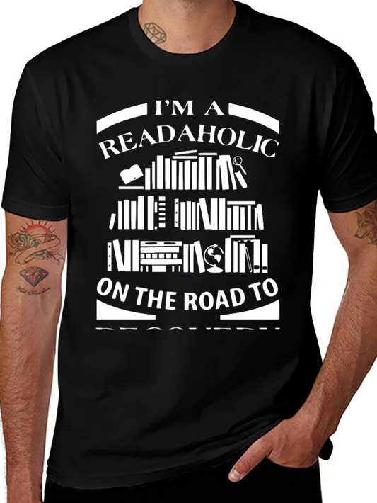 Readaholic T-Shirt: Book Lovers Recovery Tee