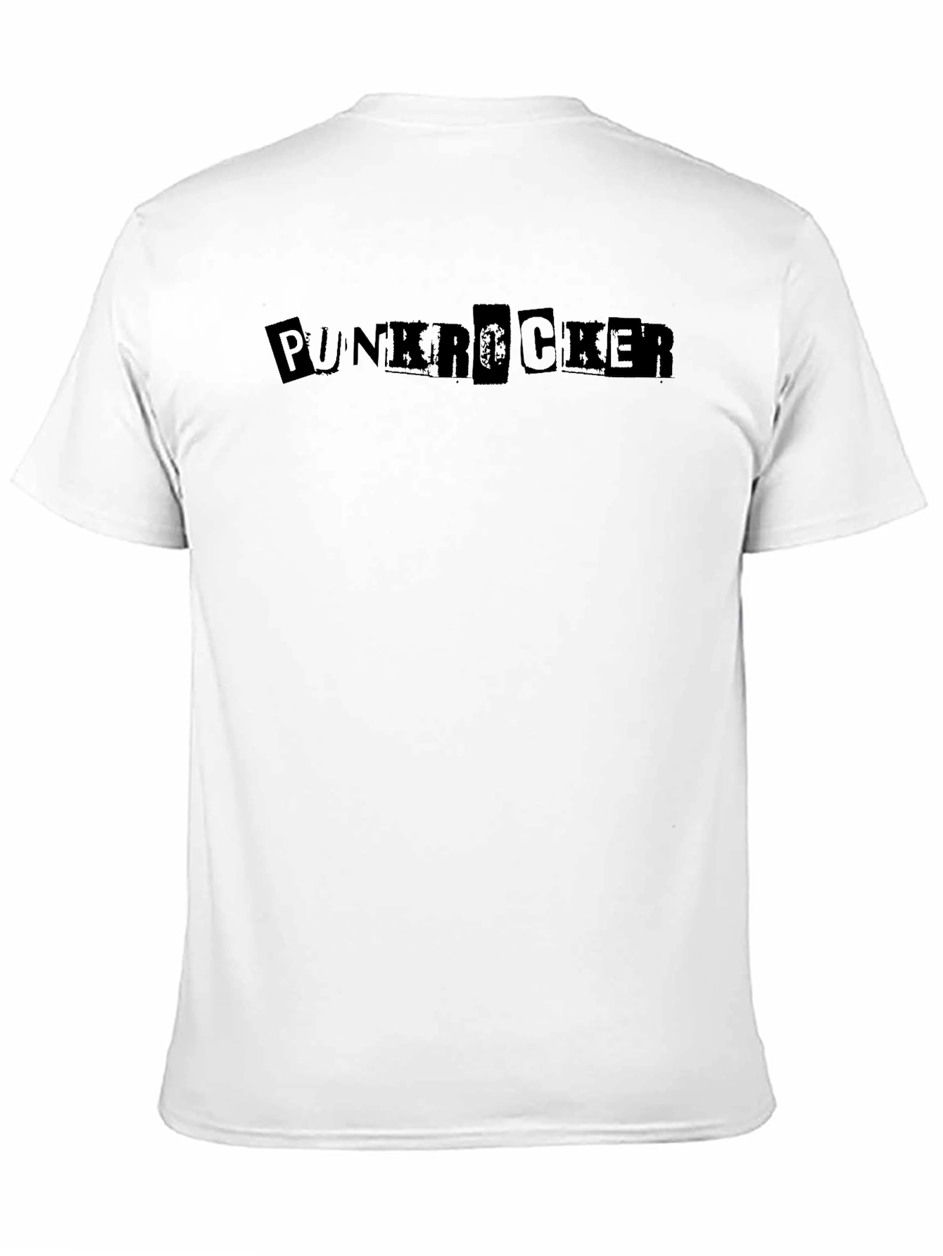 Punk Rocker Graphic Black T-Shirt