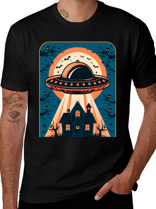 UFO Abduction Halloween T-Shirt