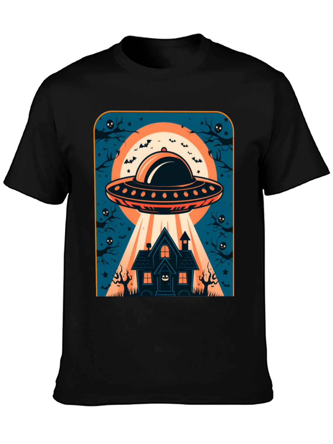 UFO Abduction Halloween T-Shirt