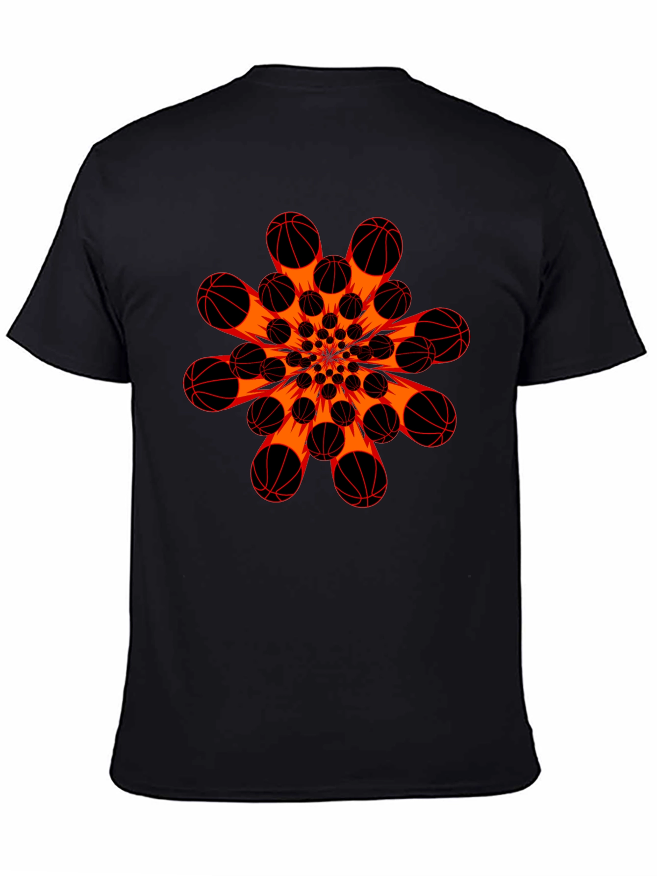 Basketball Burst Graphic T-Shirt