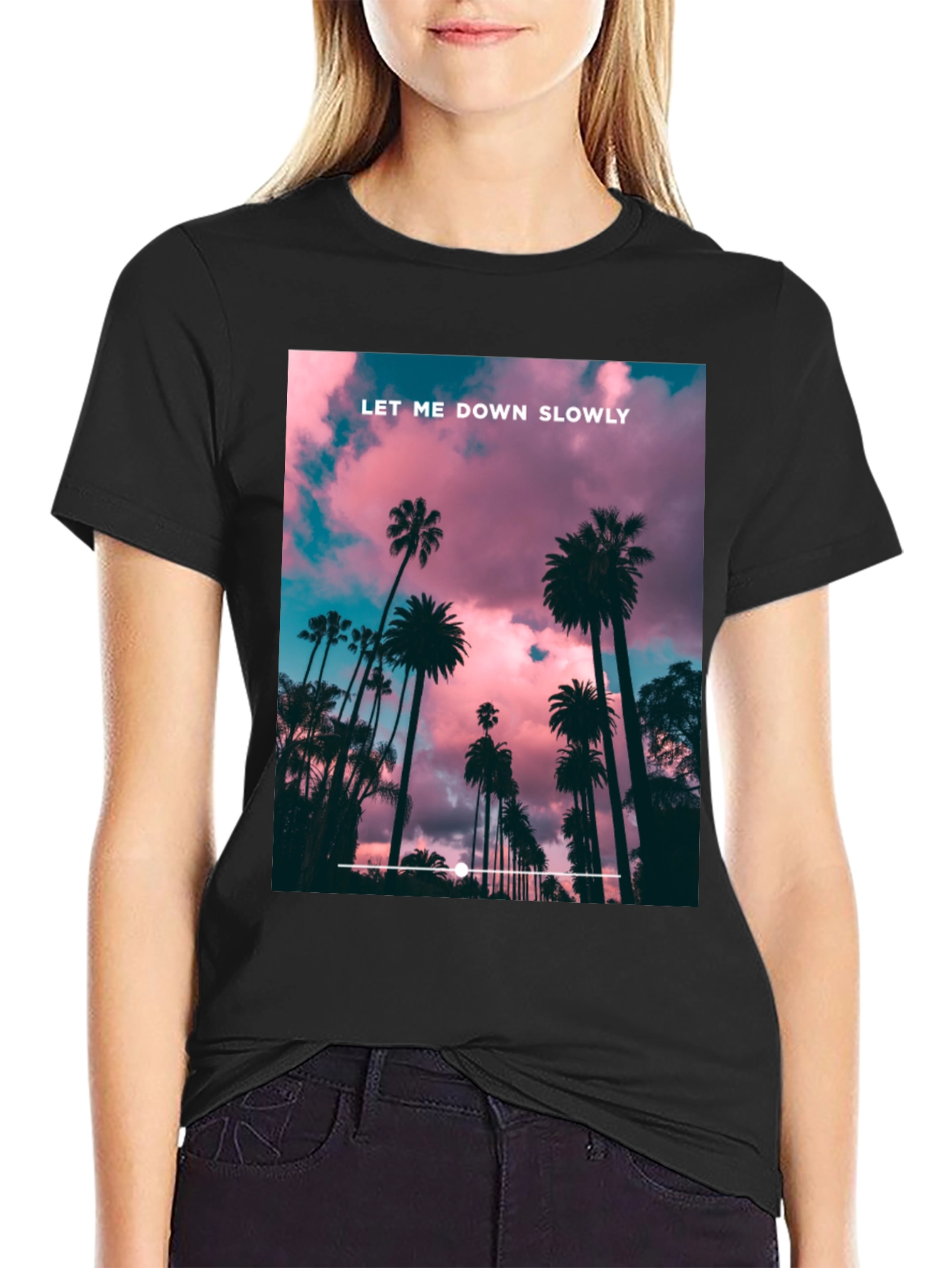 Let Me Down Slowly Graphic T-Shirt