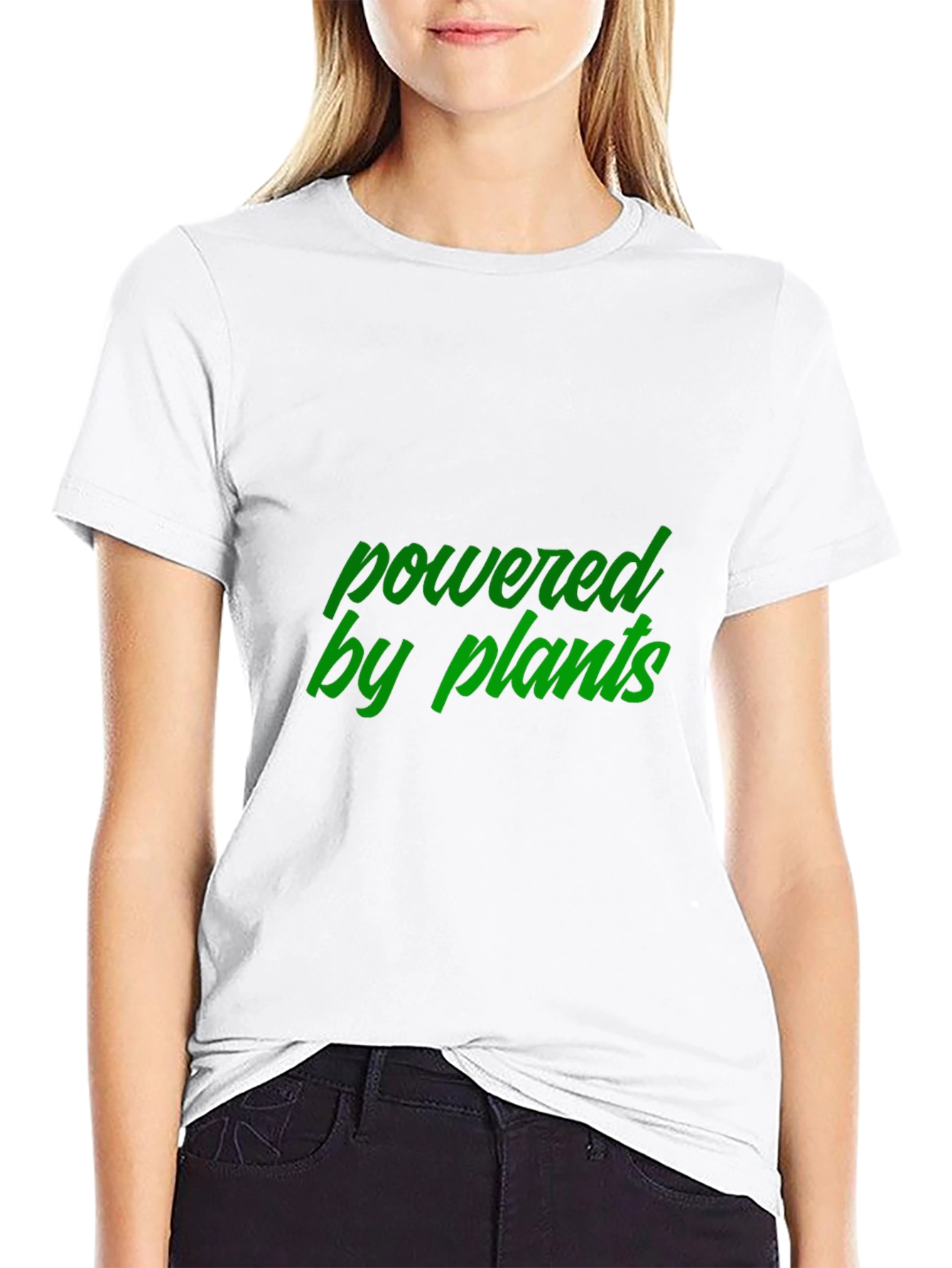 Powered by Plants Black T-Shirt