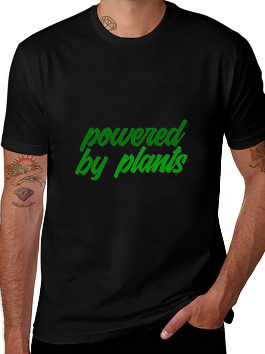 Powered by Plants Black T-Shirt