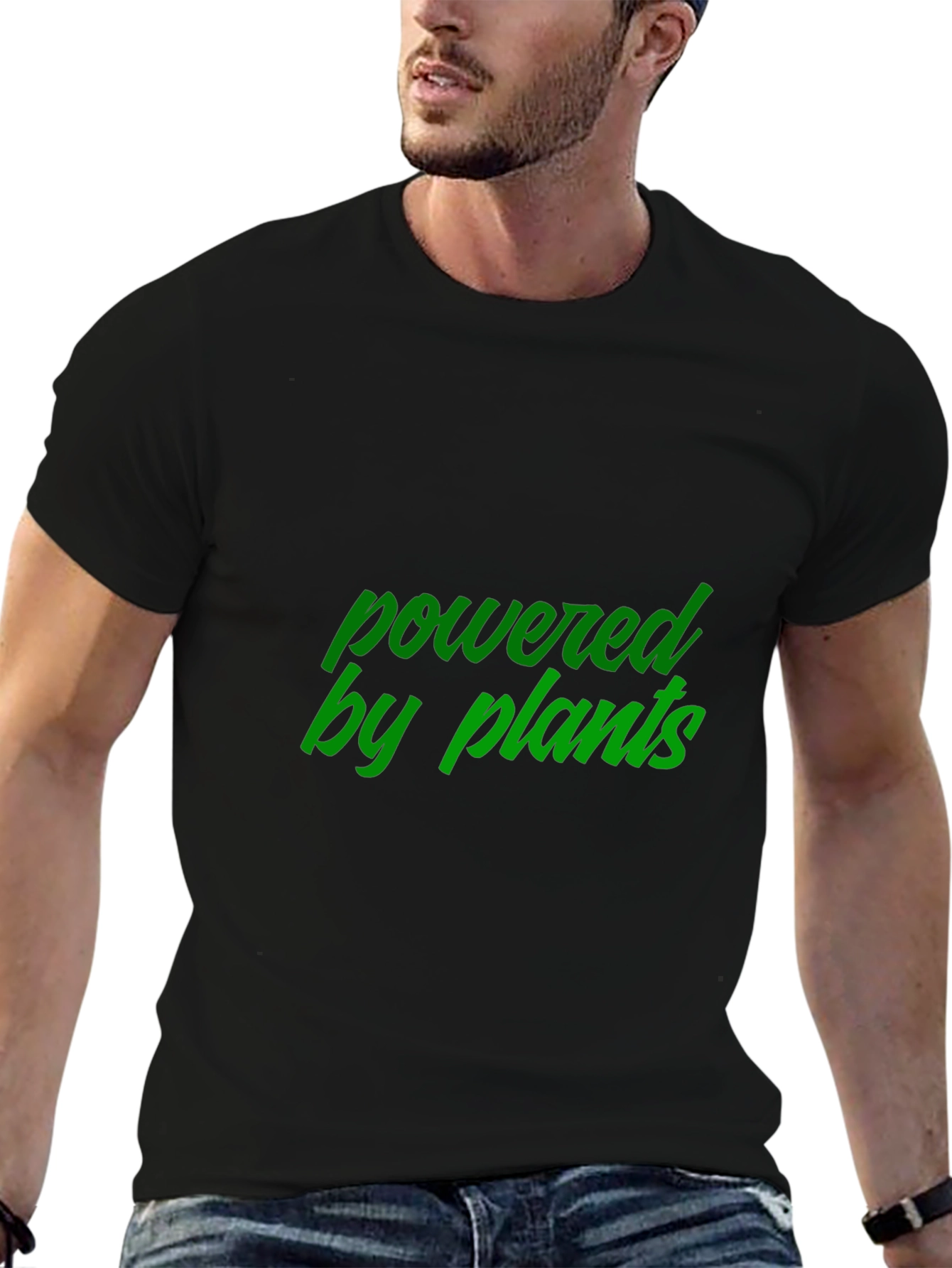 Powered by Plants Black T-Shirt