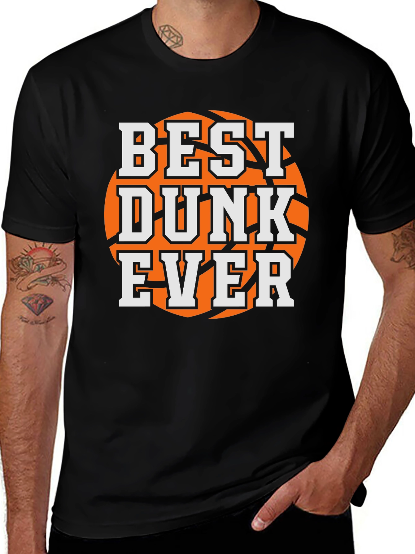 Best Dunk Ever Basketball Graphic Tee