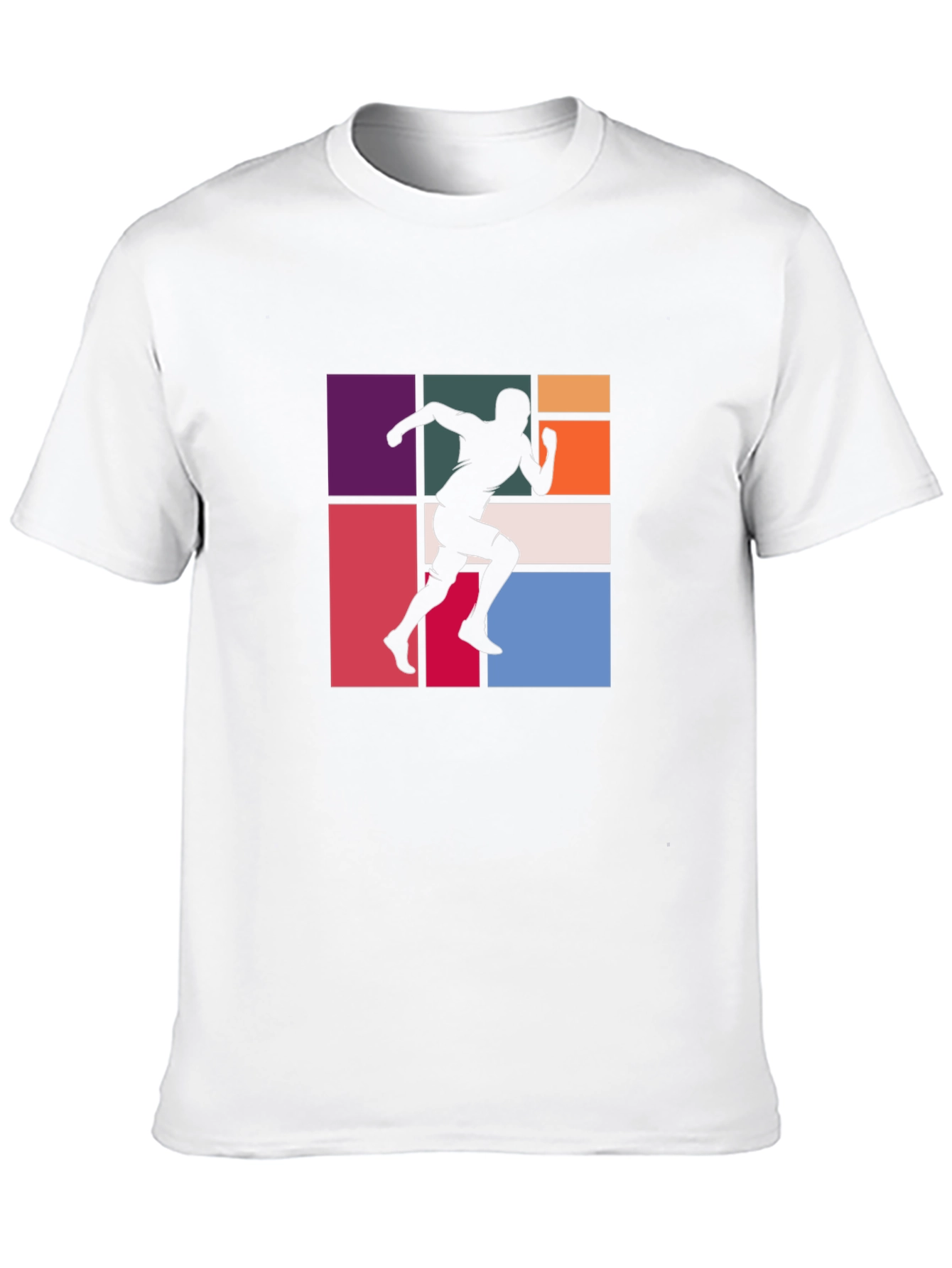Runner Silhouette Graphic Tee - Stylish Black T-Shirt
