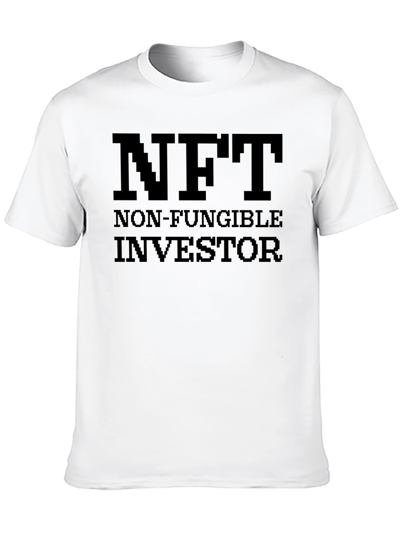NFT Non-Fungible Investor Black T-Shirt
