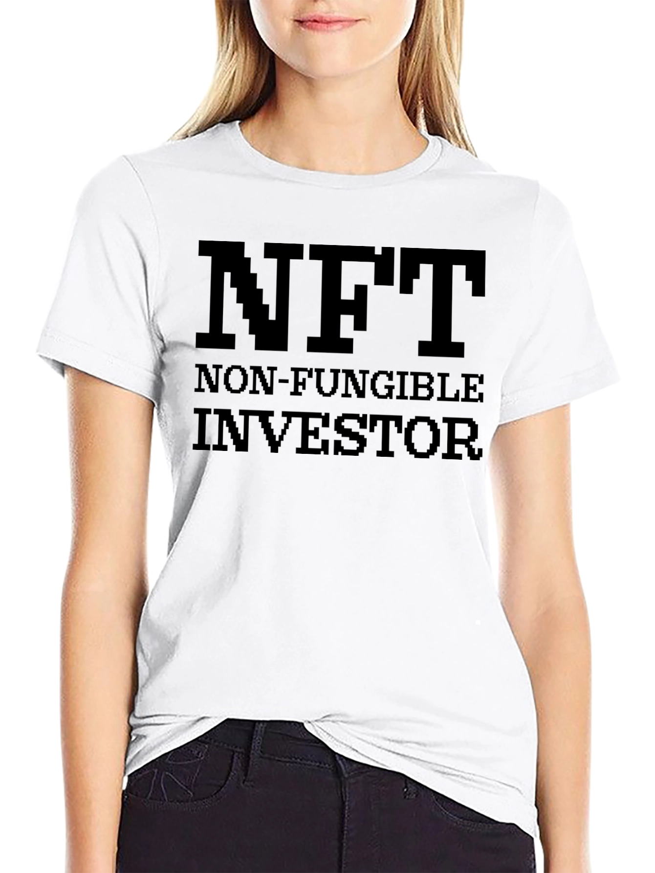 NFT Non-Fungible Investor Black T-Shirt