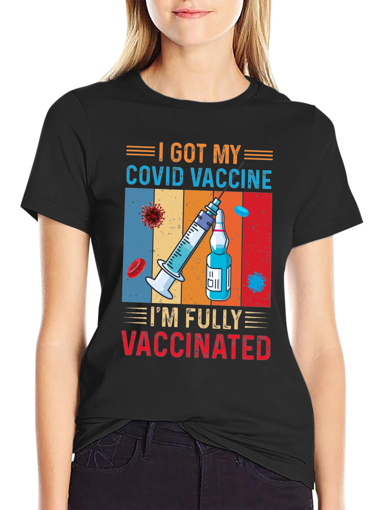 Fully Vaccinated COVID Vaccine Graphic Tee