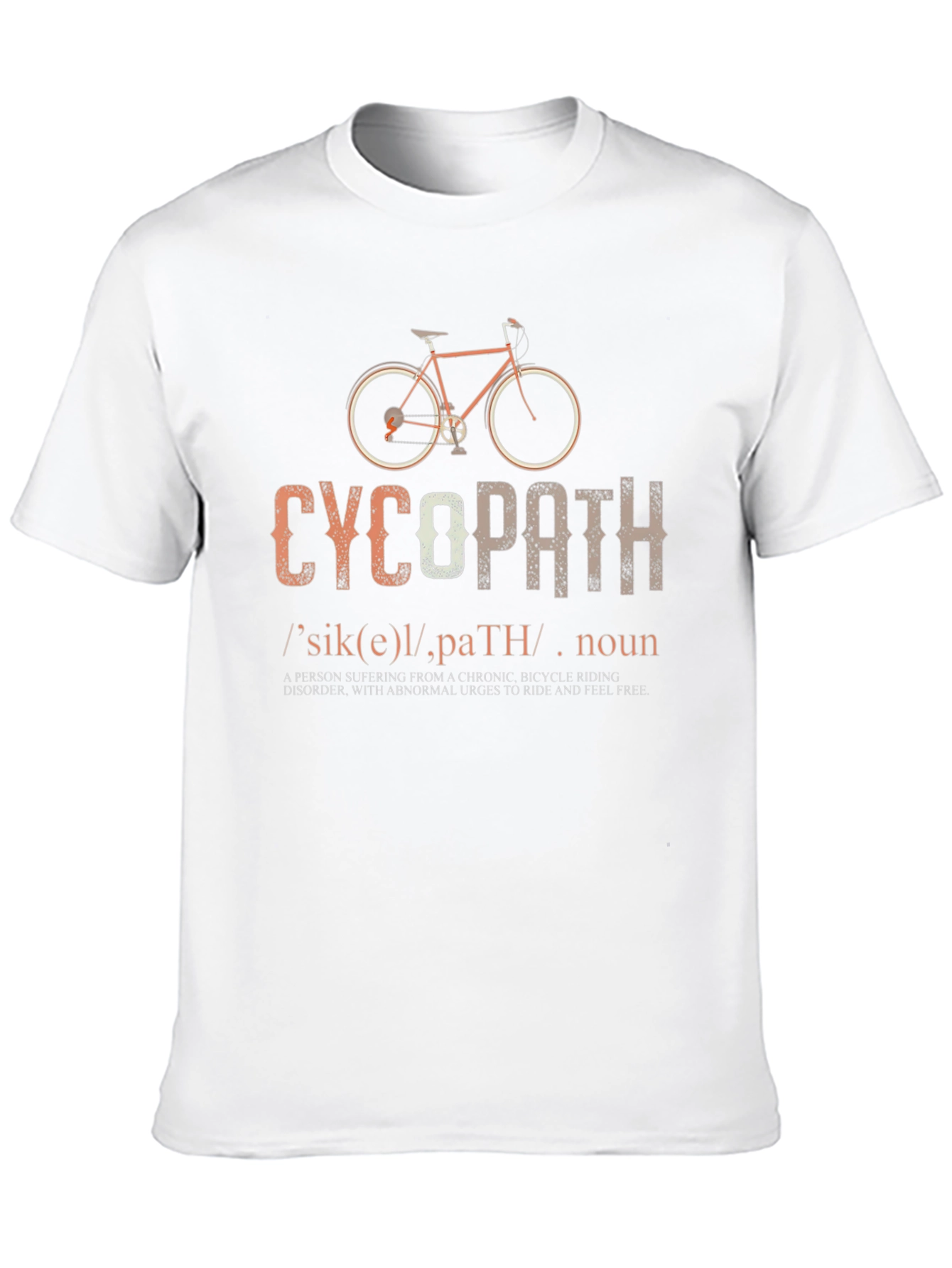Funny Cycopath T-Shirt - Cycling Humor