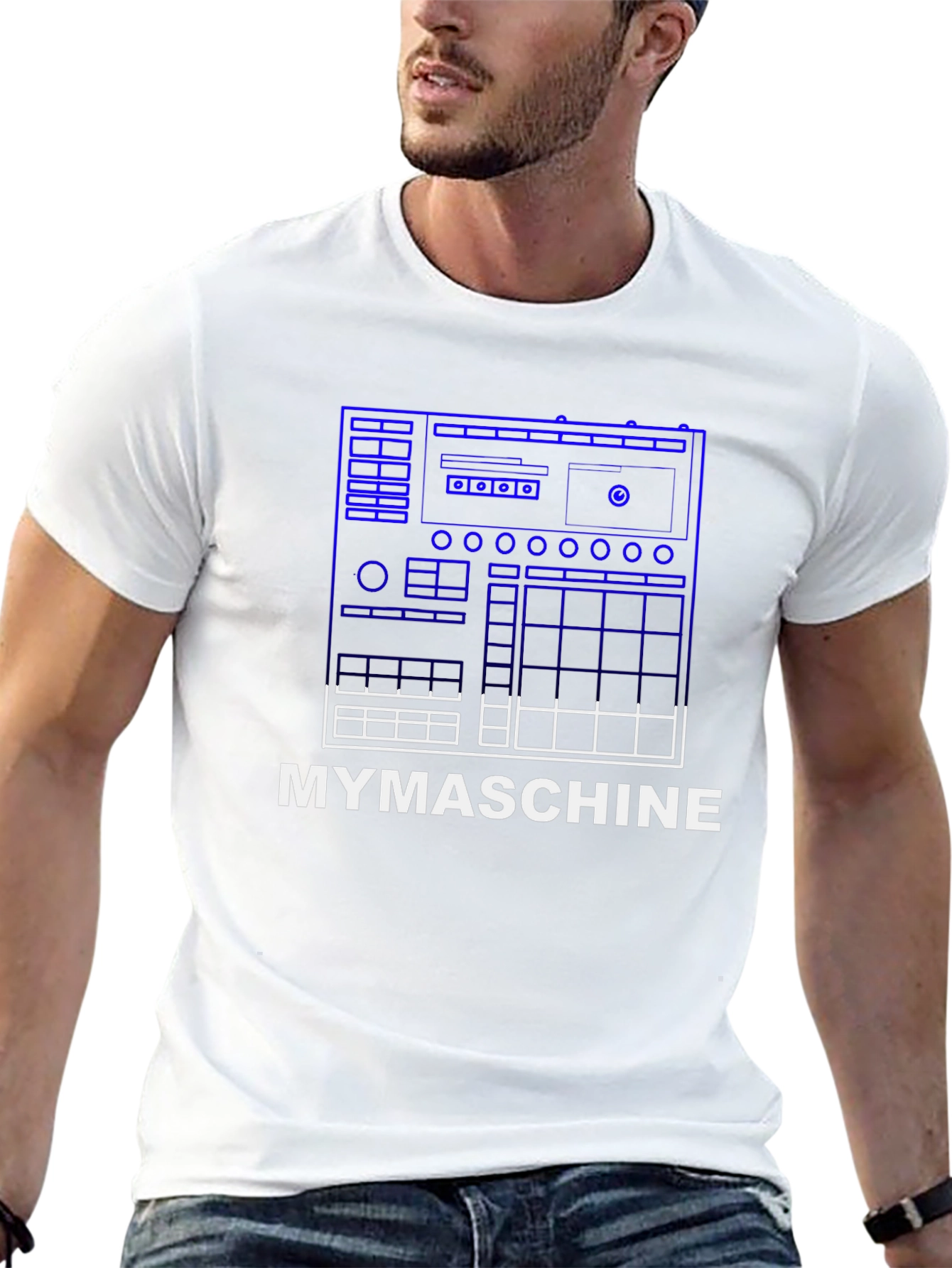 MYMACHINE Graphic T-Shirt - Black