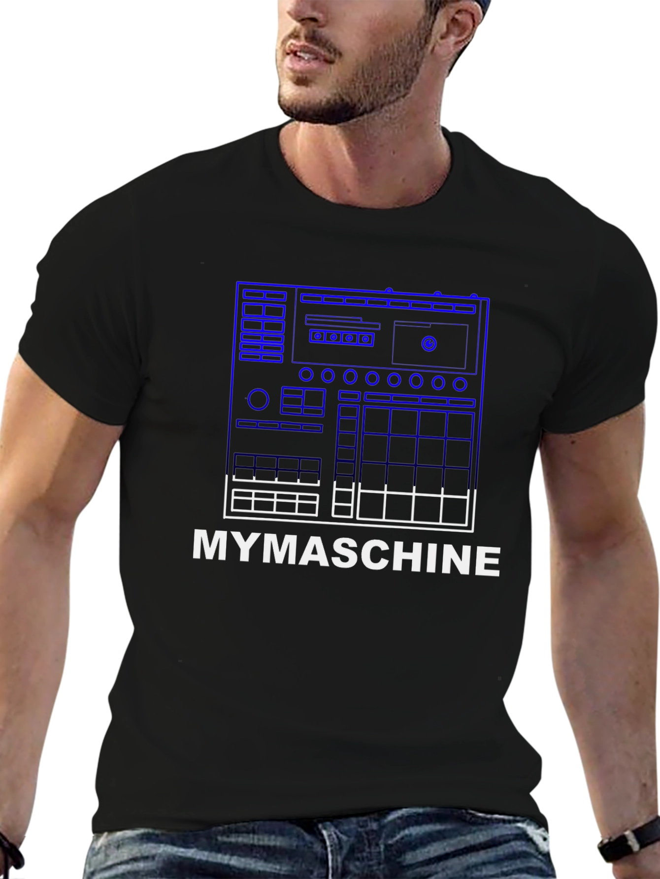 MYMACHINE Graphic T-Shirt - Black