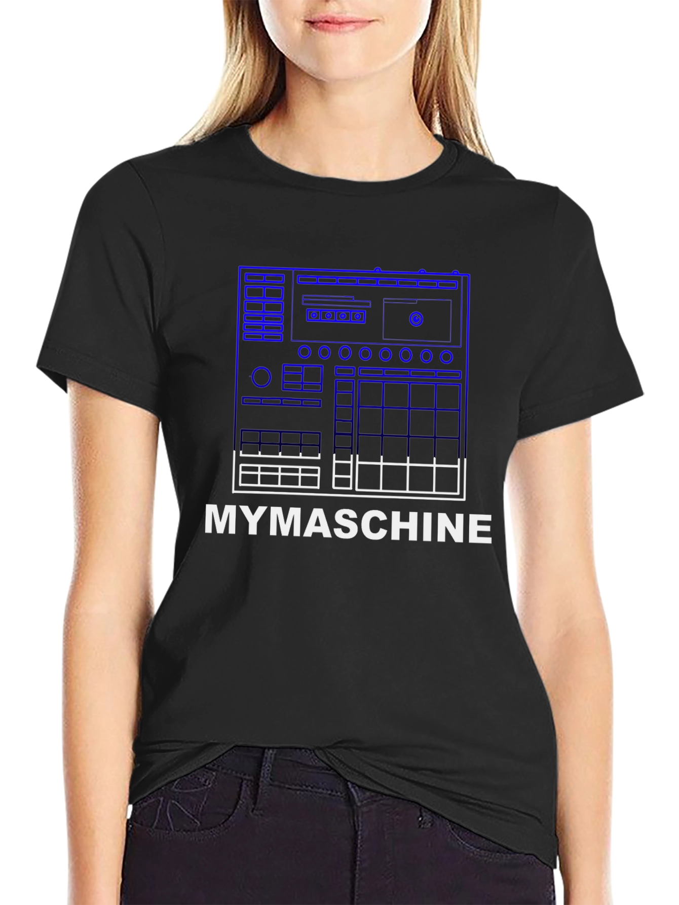 MYMACHINE Graphic T-Shirt - Black