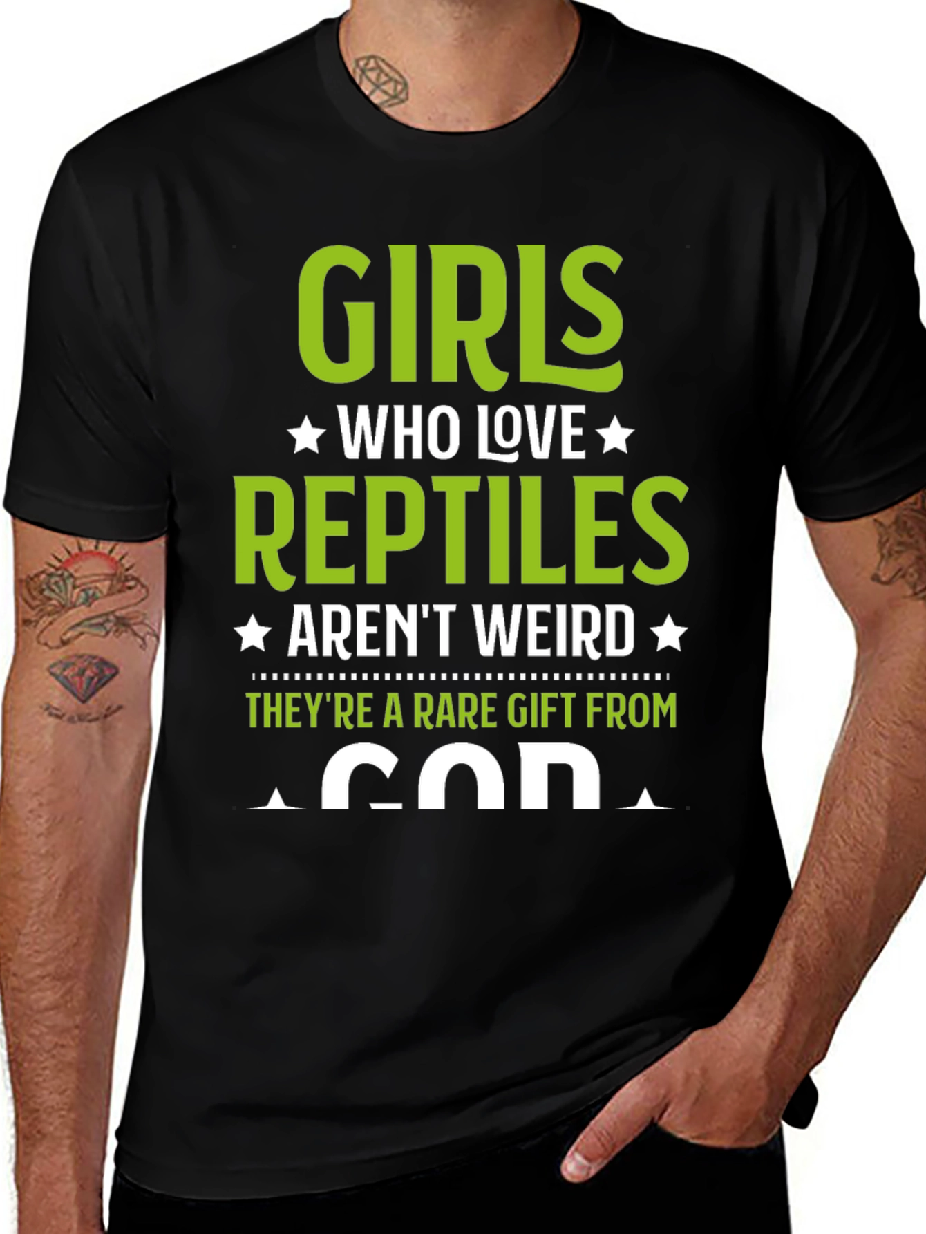 Girls Who Love Reptiles T-Shirt - Rare Gift