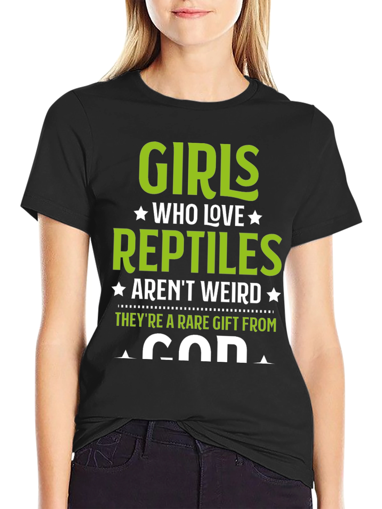 Girls Who Love Reptiles T-Shirt - Rare Gift