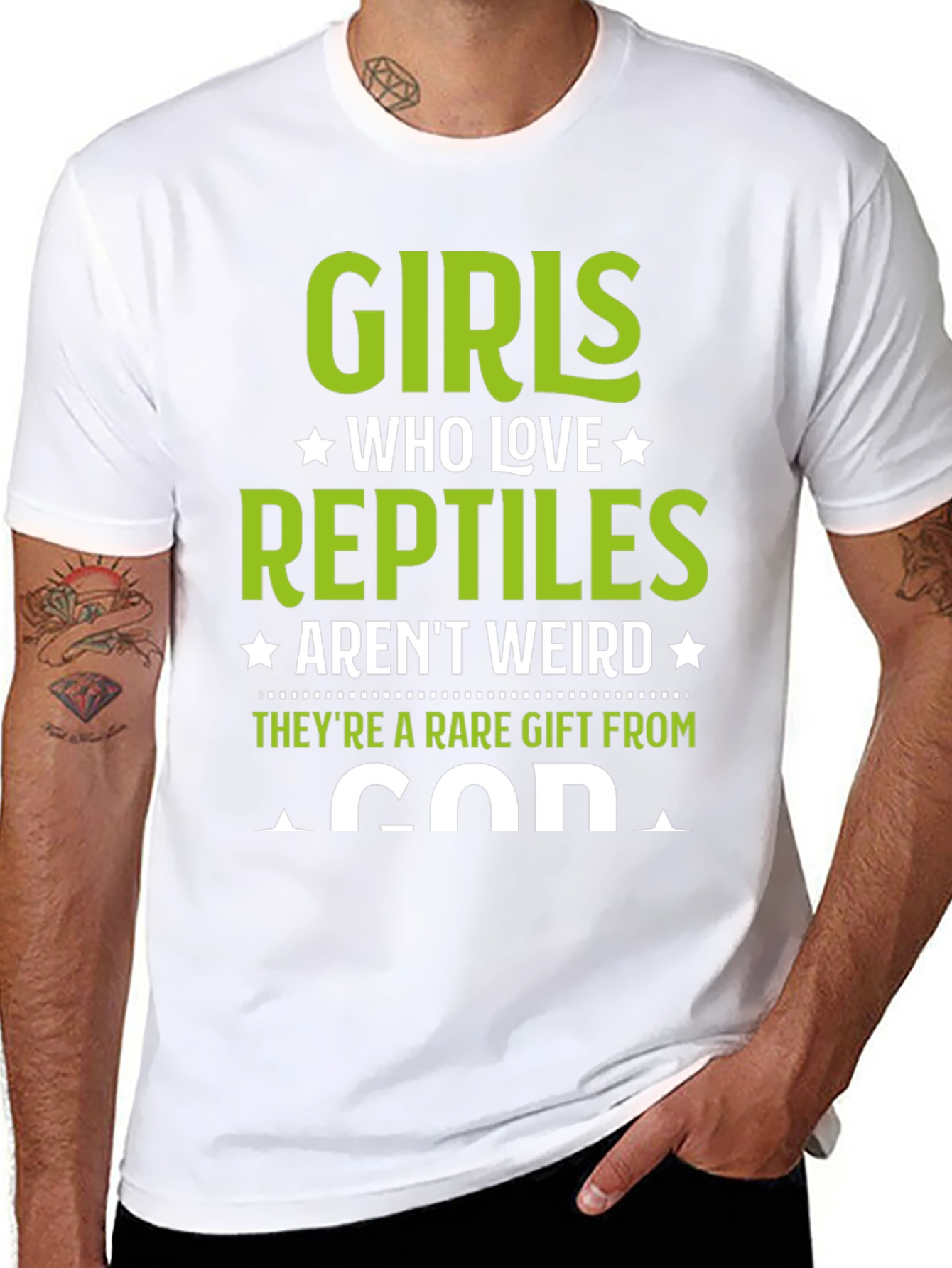 Girls Who Love Reptiles T-Shirt - Rare Gift