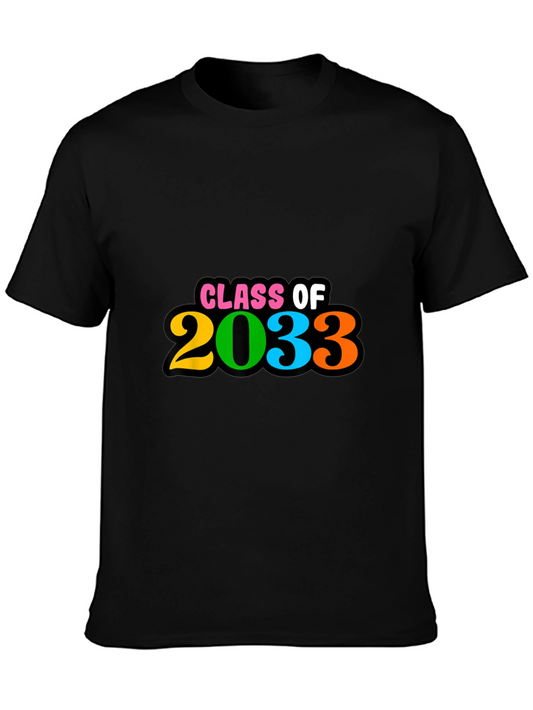 Class of 2033 Graphic Black T-Shirt