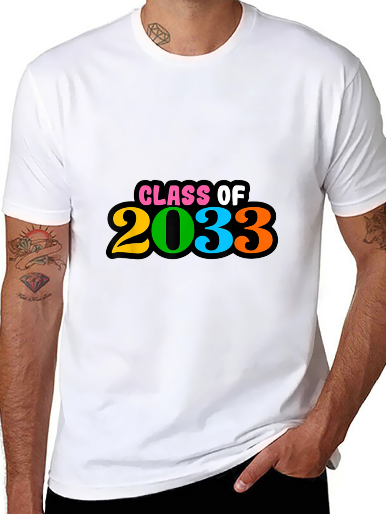 Class of 2033 Graphic Black T-Shirt