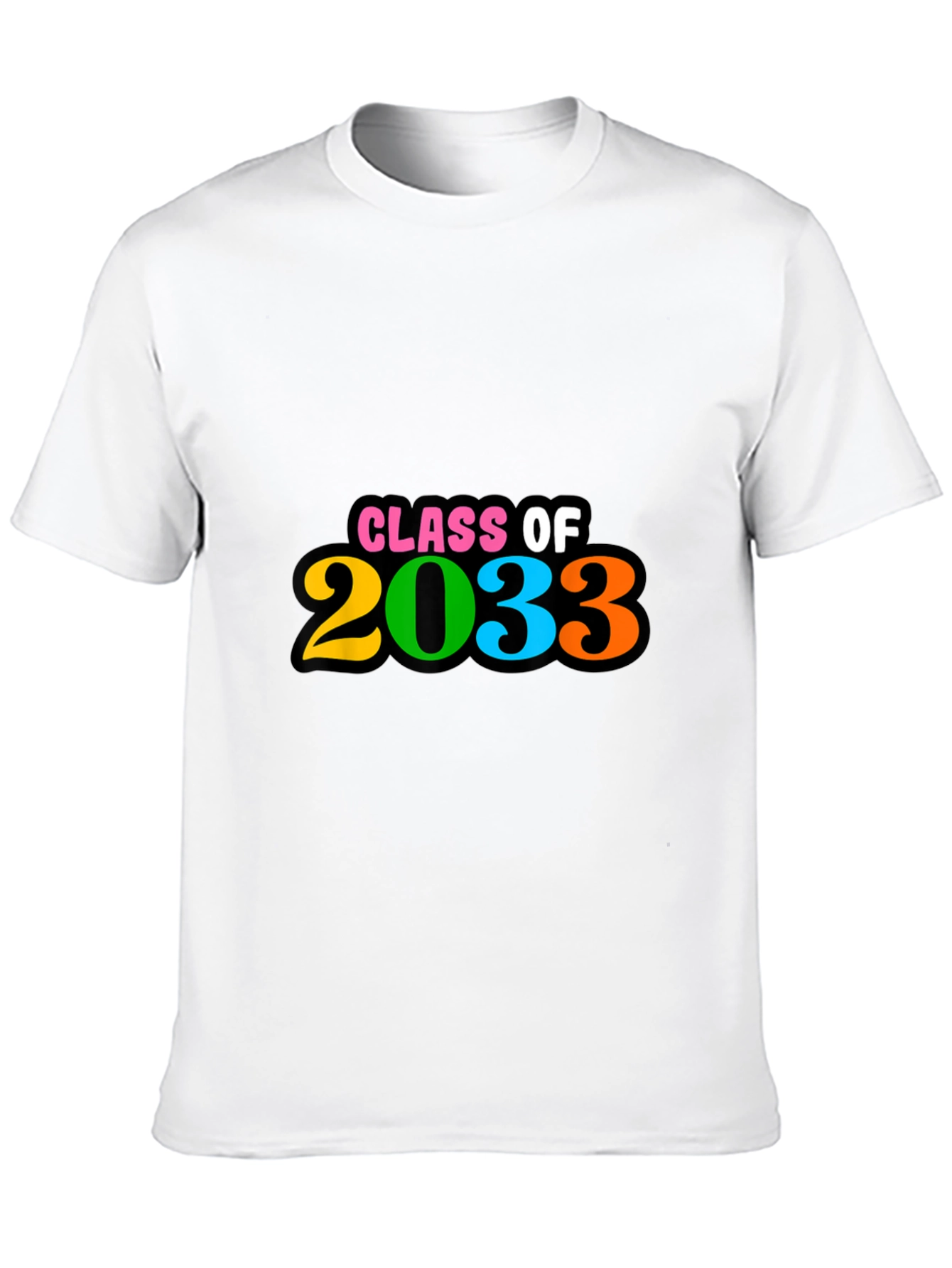 Class of 2033 Graphic Black T-Shirt