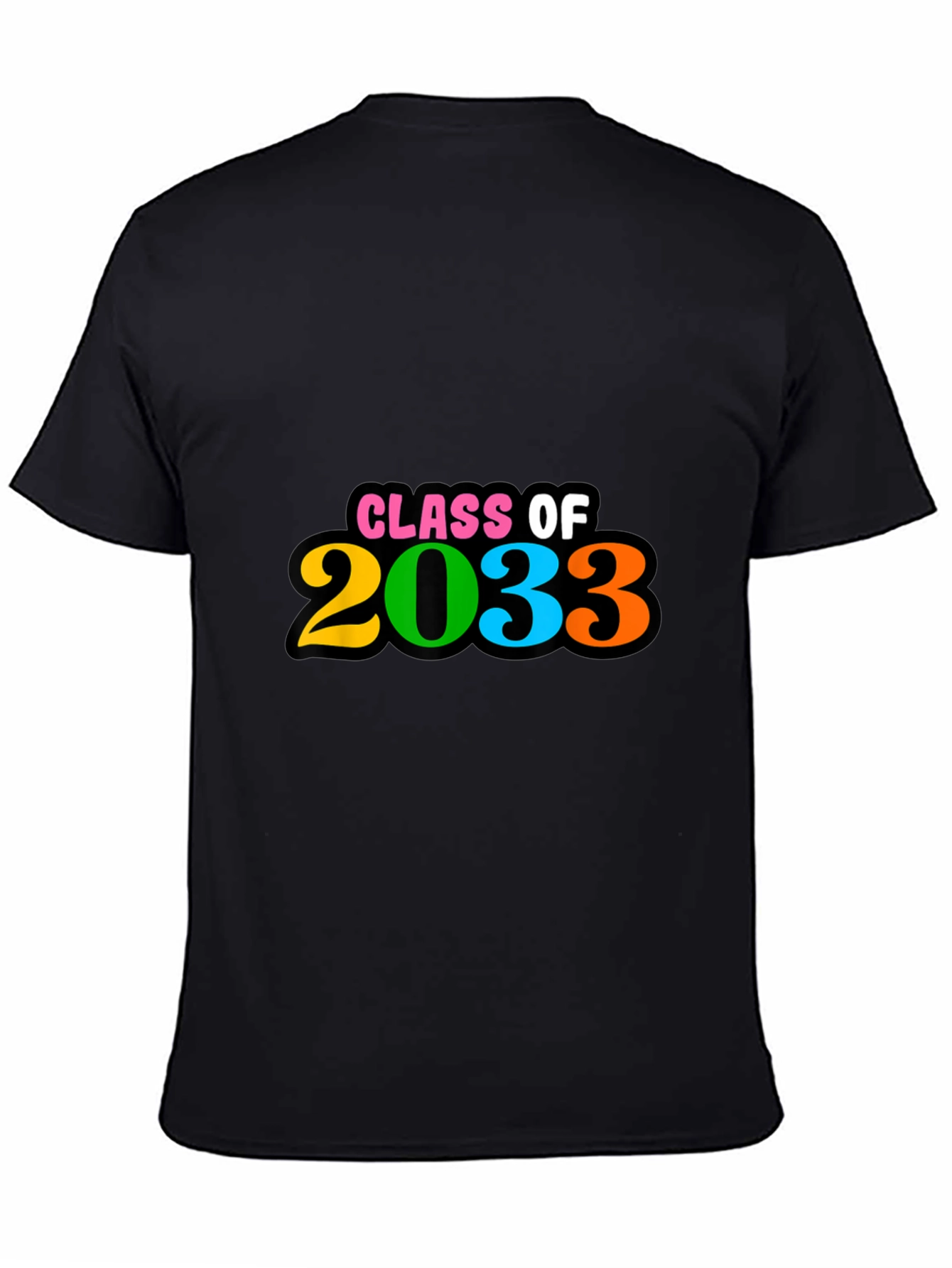 Class of 2033 Graphic Black T-Shirt
