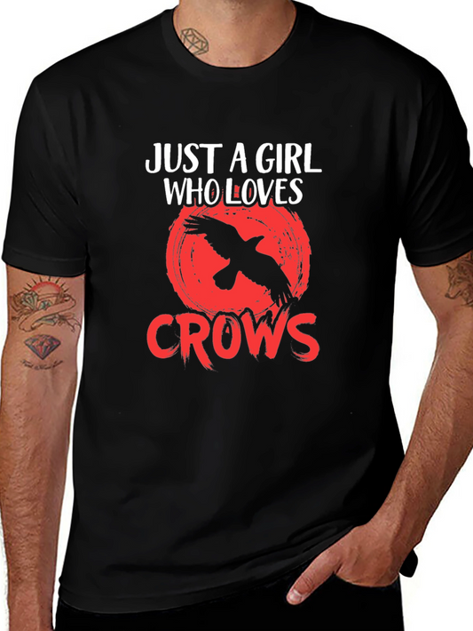 Just a Girl Who Loves Crows T-Shirt