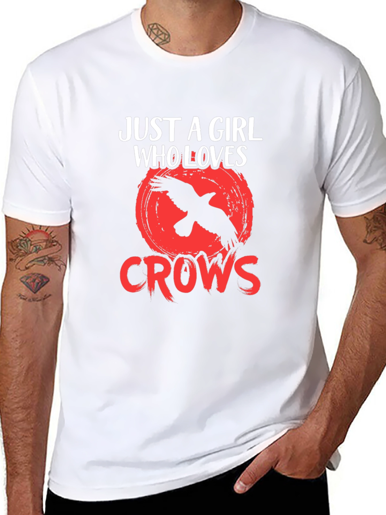 Just a Girl Who Loves Crows T-Shirt