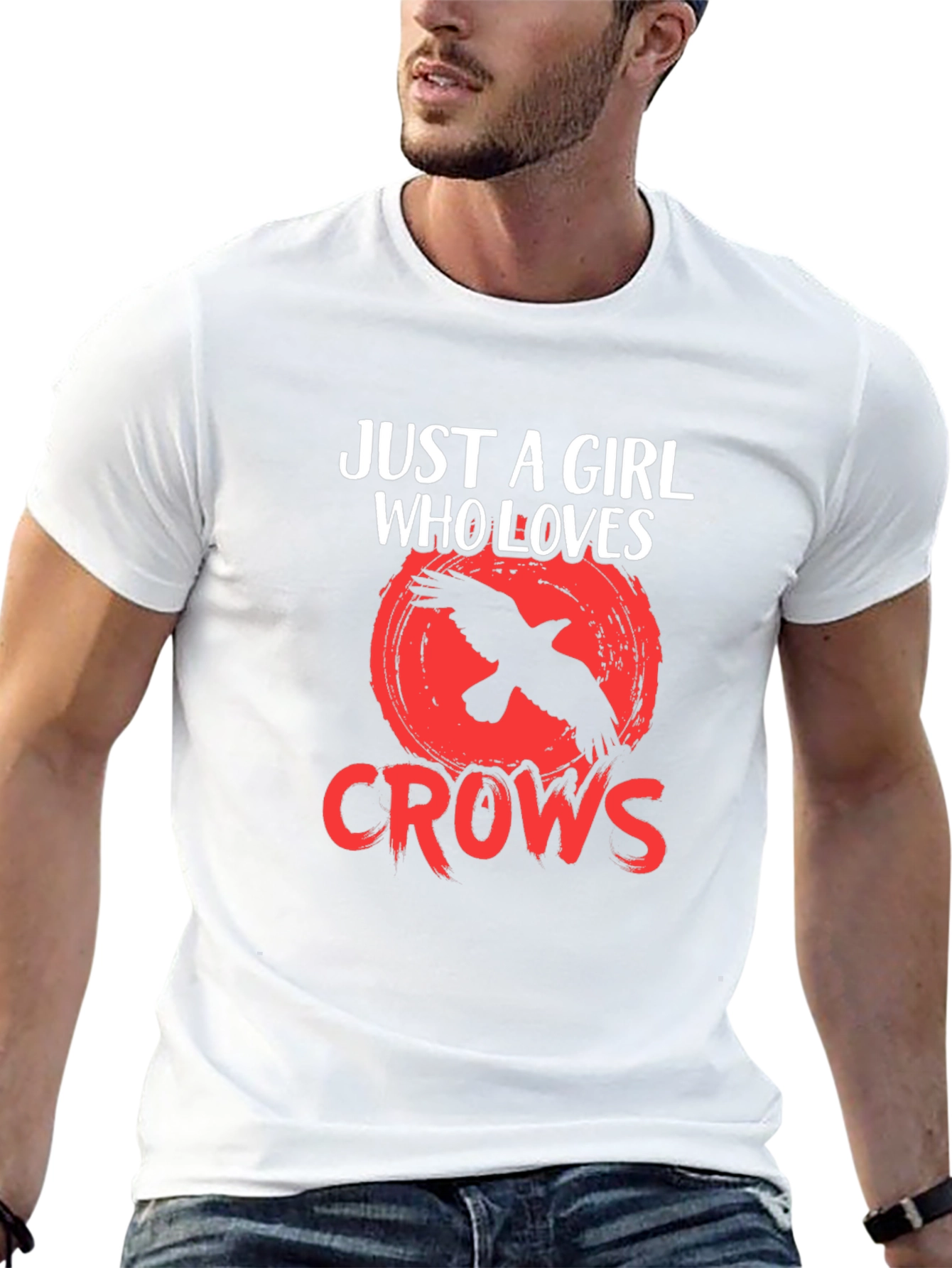 Just a Girl Who Loves Crows T-Shirt