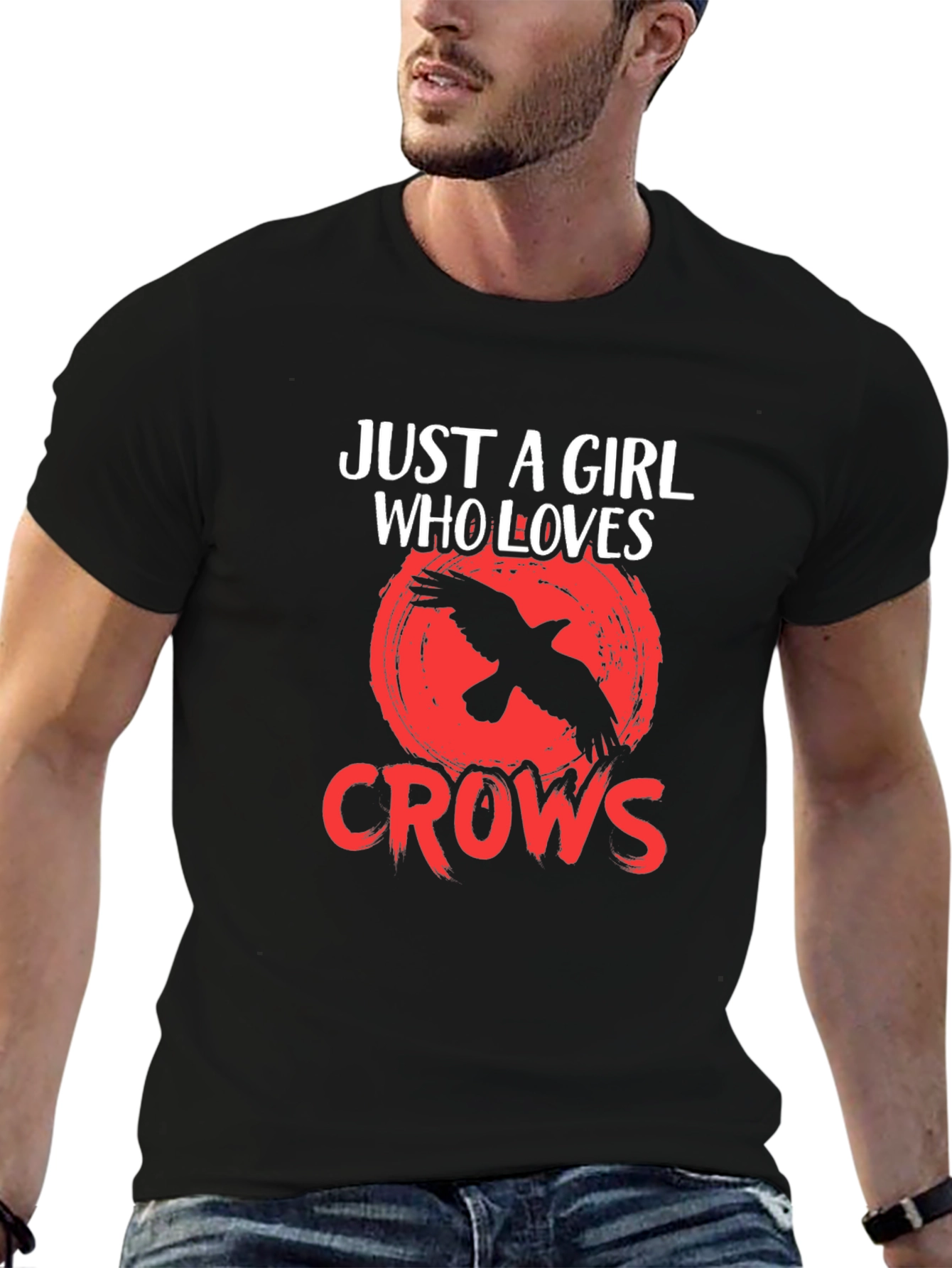 Just a Girl Who Loves Crows T-Shirt