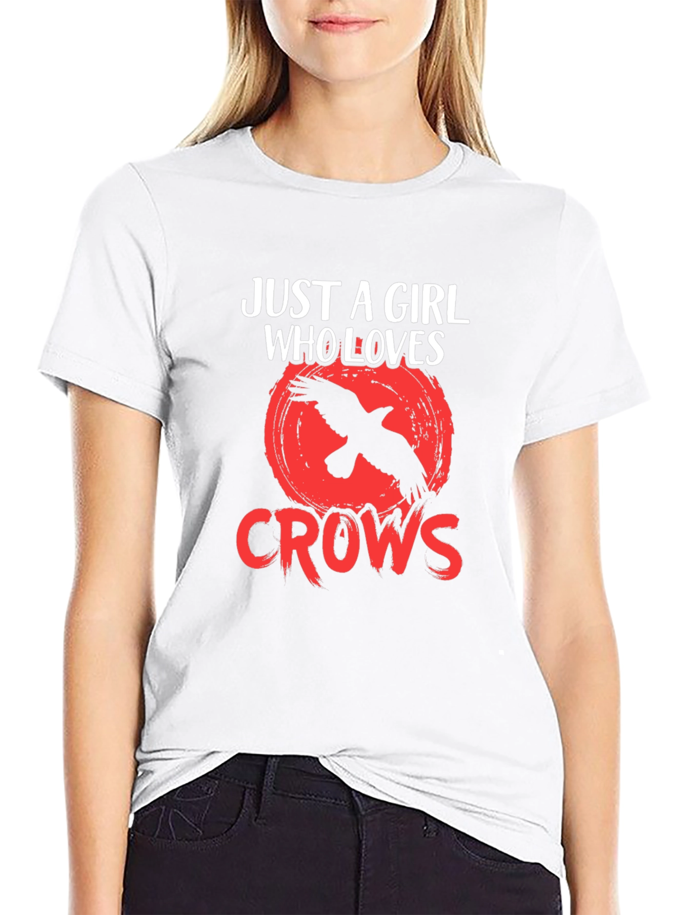Just a Girl Who Loves Crows T-Shirt