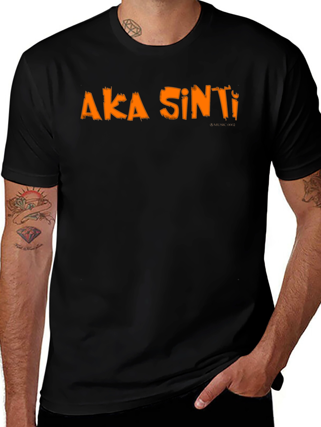 AKA Sinti Graphic Tee - Black