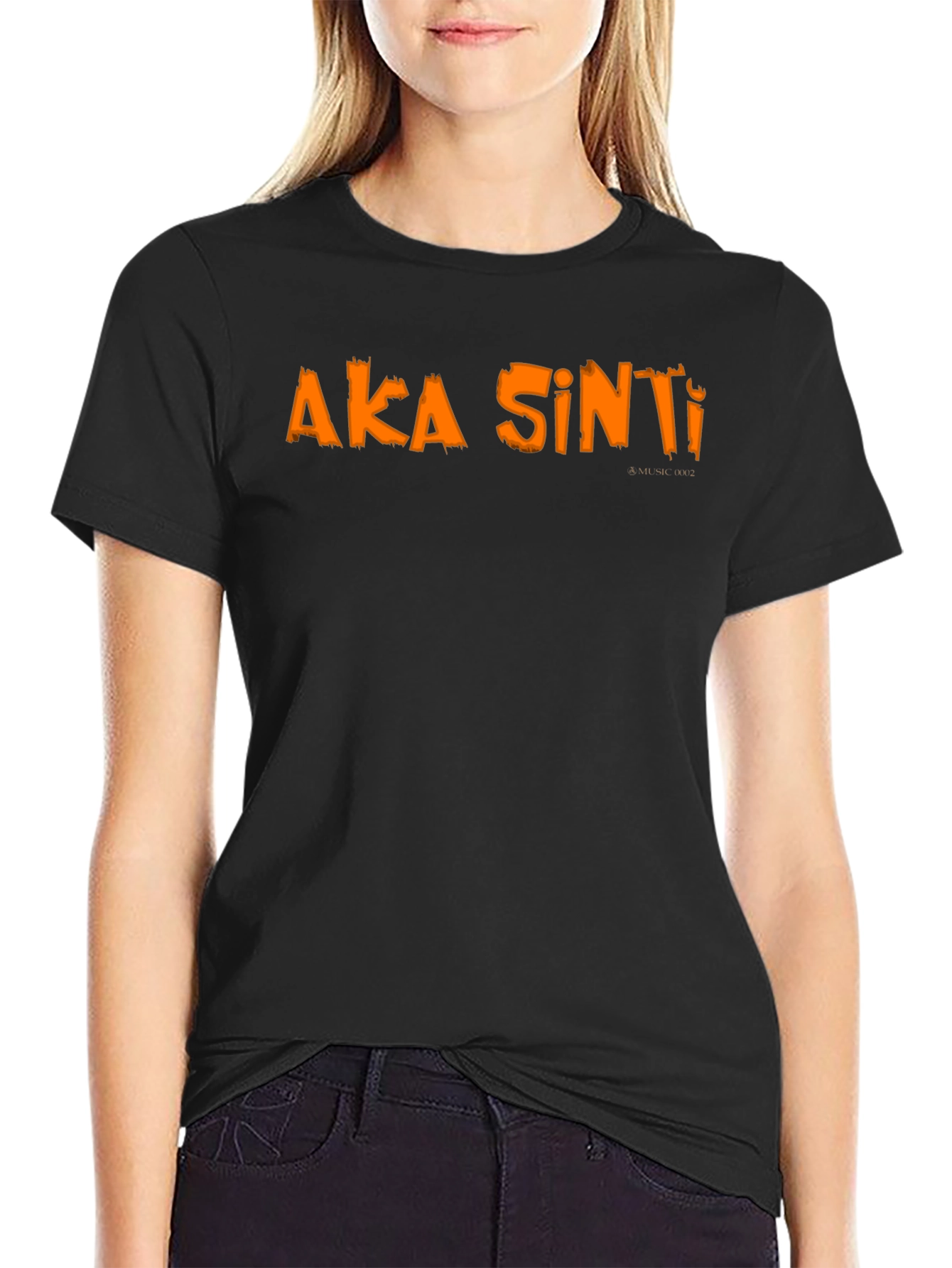AKA Sinti Graphic Tee - Black