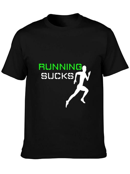 Running Sucks Graphic Tee -  Funny Runners T-Shirt