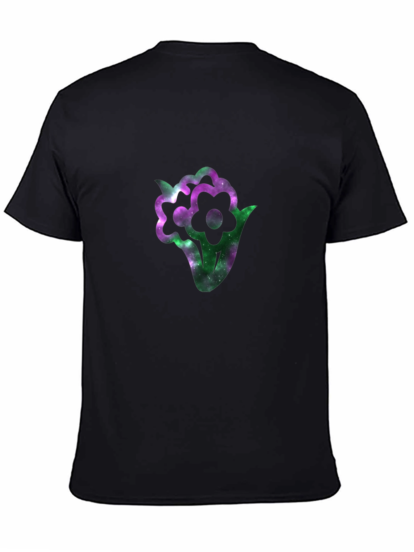 Galaxy Flower Graphic T-Shirt