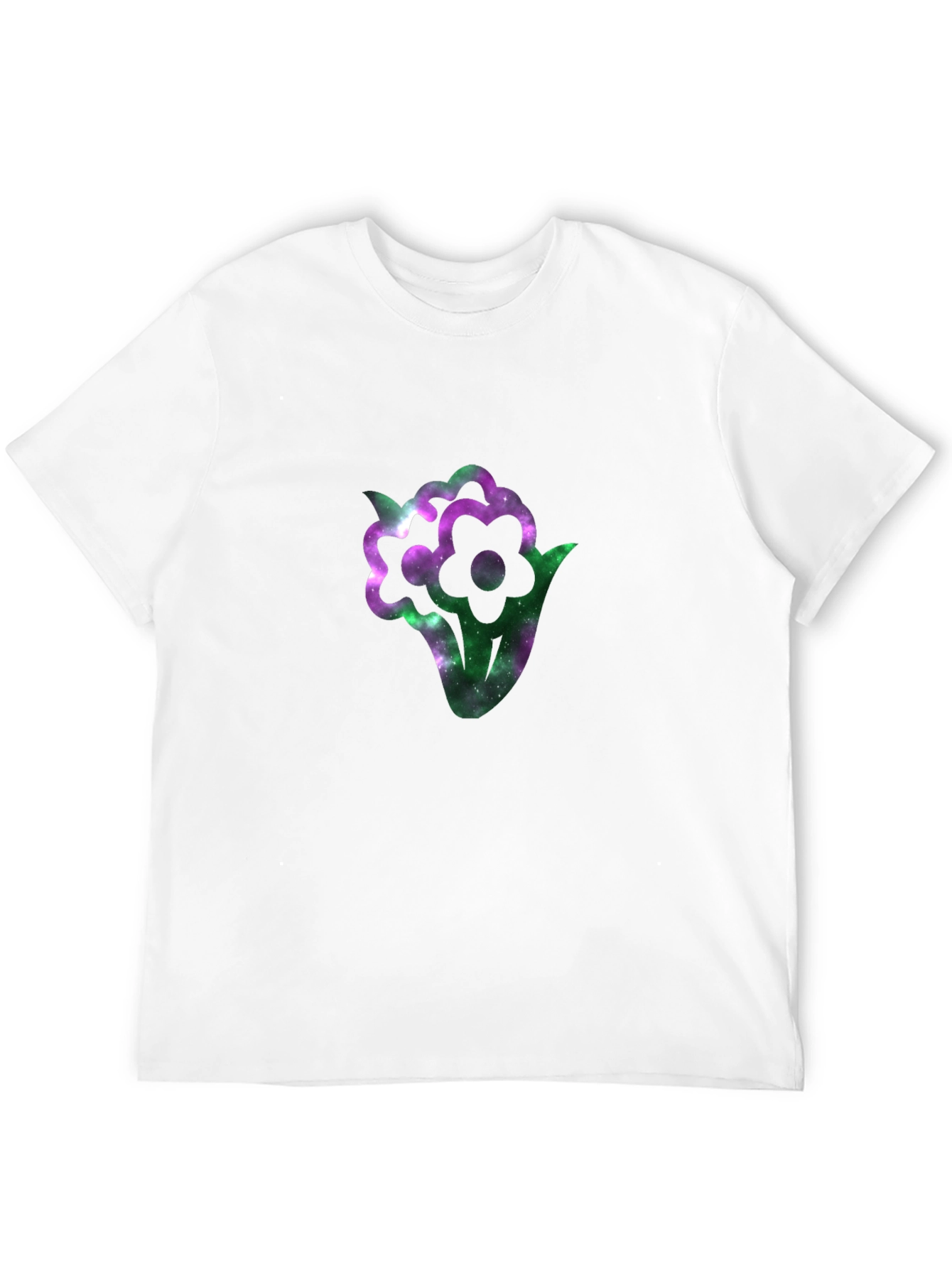 Galaxy Flower Graphic T-Shirt