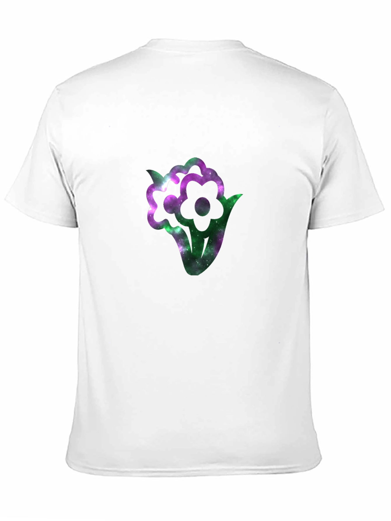 Galaxy Flower Graphic T-Shirt