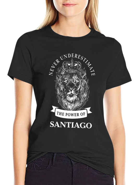 Santiago Power Lion Black T-Shirt