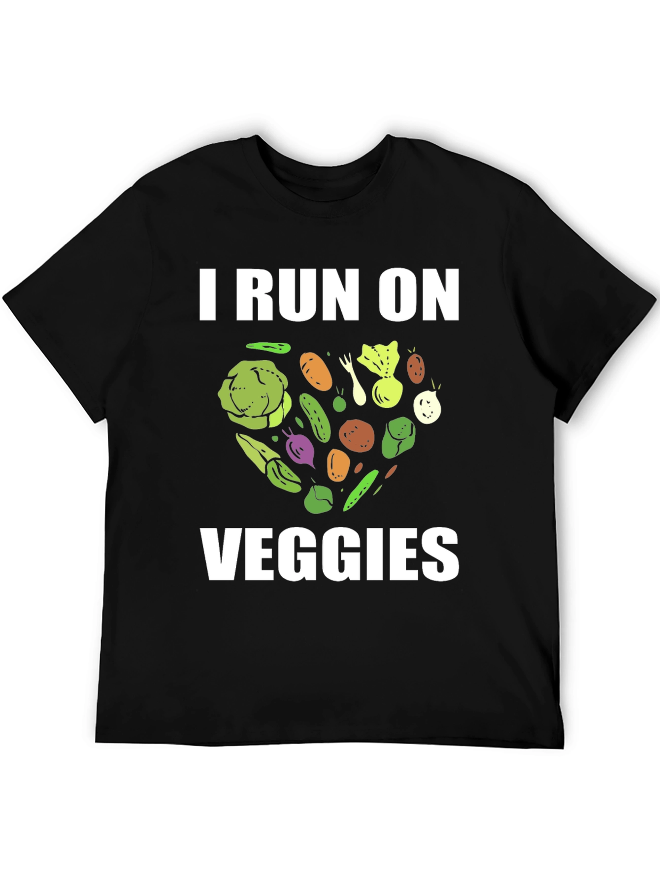 I Run On Veggies Graphic T-Shirt
