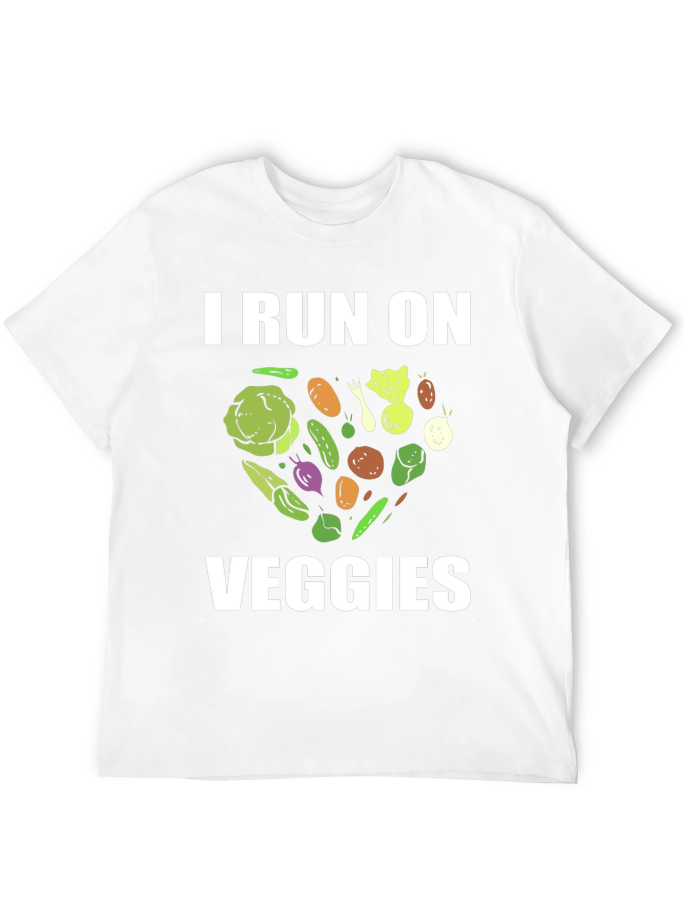 I Run On Veggies Graphic T-Shirt