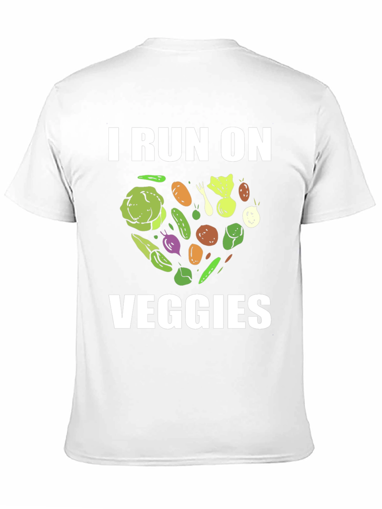 I Run On Veggies Graphic T-Shirt