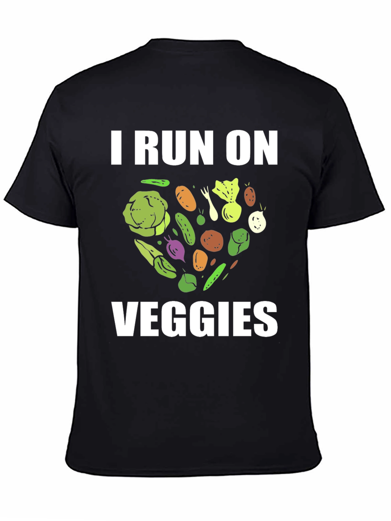 I Run On Veggies Graphic T-Shirt