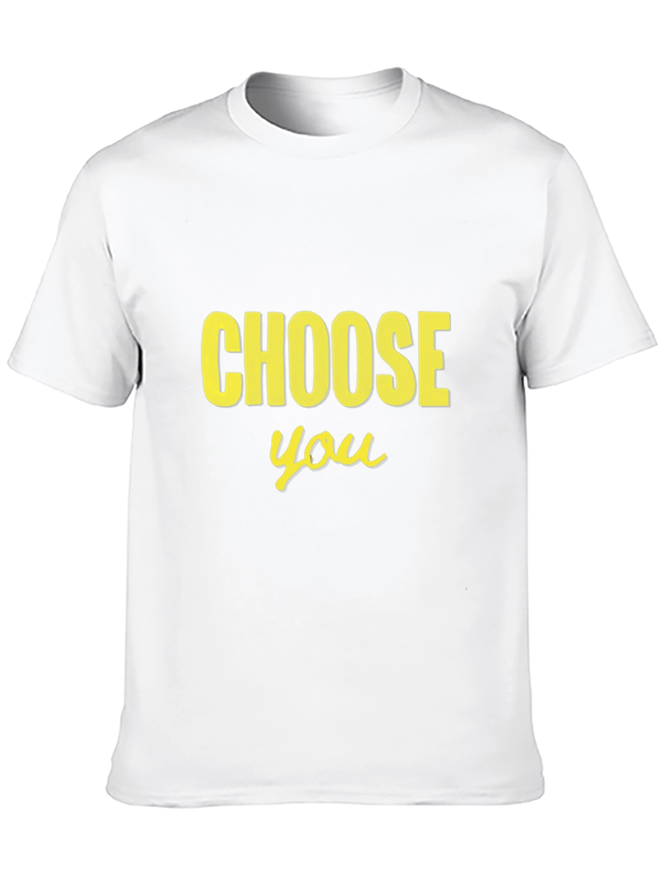 Choose You Graphic Tee - Black Cotton T-Shirt