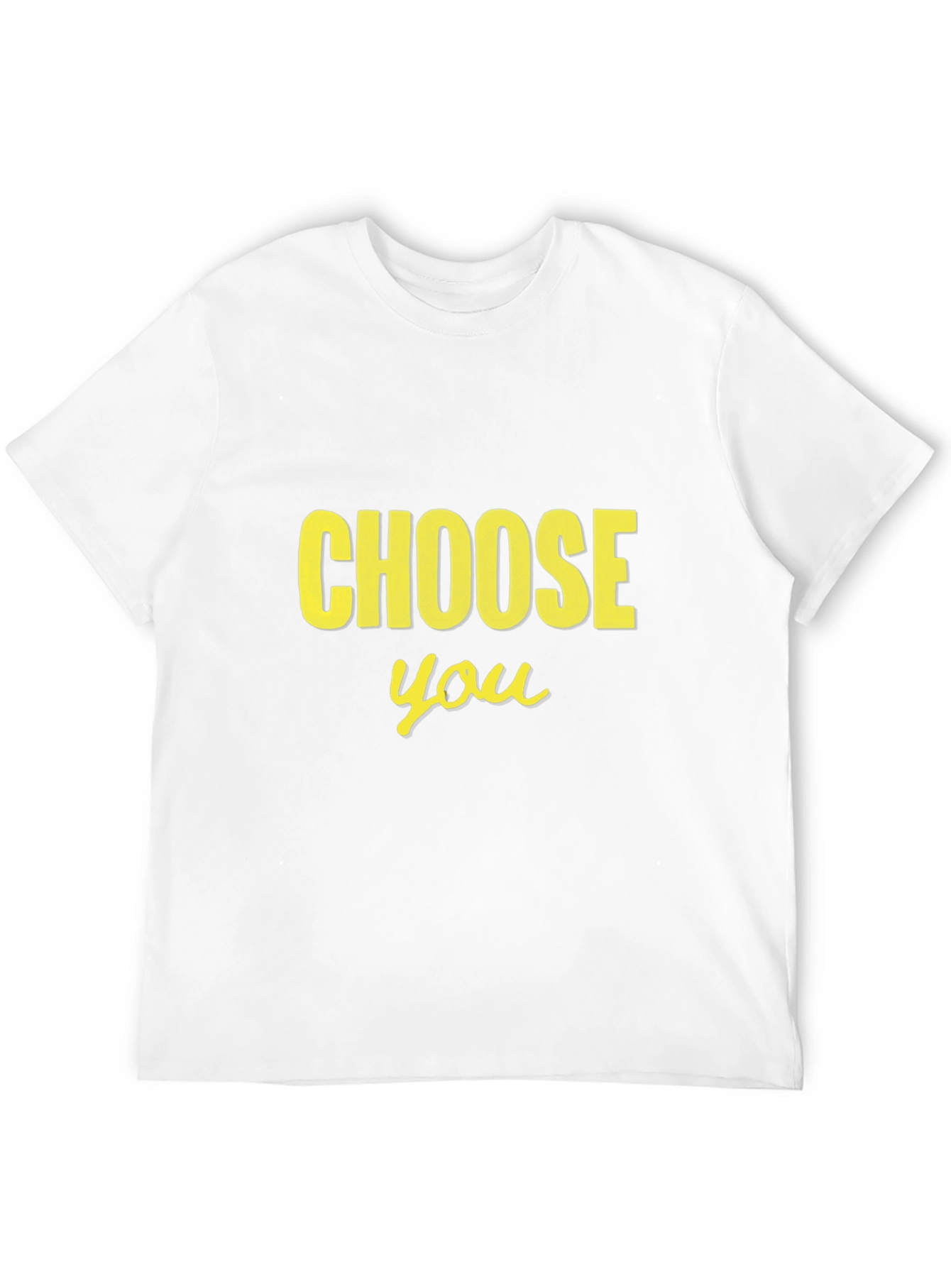 Choose You Graphic Tee - Black Cotton T-Shirt