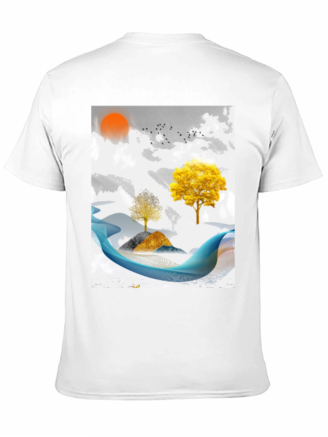 Abstract Landscape Graphic Tee