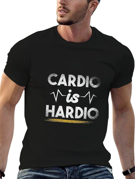 Cardio is Hardio Graphic T-Shirt - Fitness Apparel