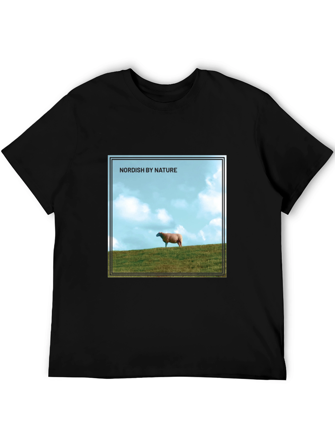 Nordish By Nature Graphic T-Shirt - Black