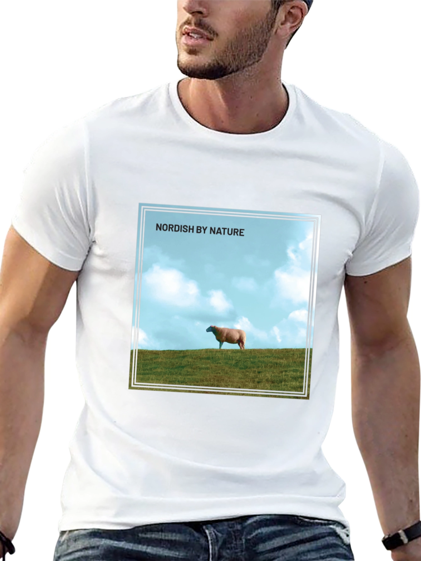 Nordish By Nature Graphic T-Shirt - Black